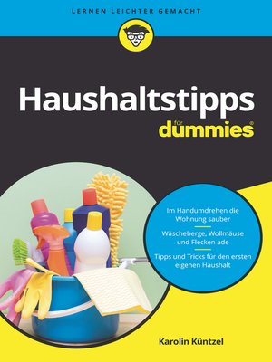 cover image of Haushaltstipps f&uuml;r Dummies